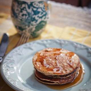 Peanut Flour Protein Pancakes