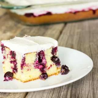 Blueberry Lemon Poke Cake Recipe