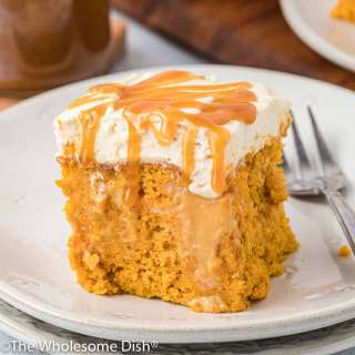 Butterscotch Pumpkin Poke Cake Recipe
