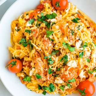 Low Carb Baked Feta Pasta