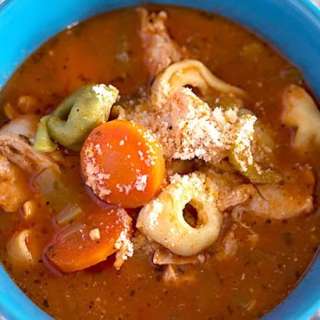 Crock Pot Italian Chicken Tortellini Soup Recipe
