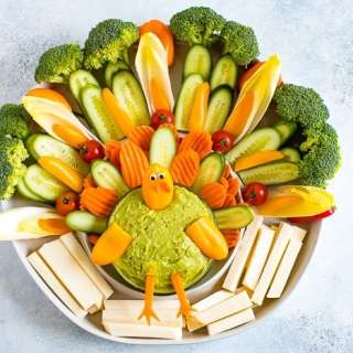 Thanksgiving Veggie Tray