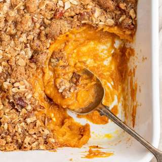 Healthy Sweet Potato Casserole