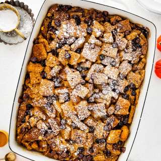 Pumpkin French Toast Casserole