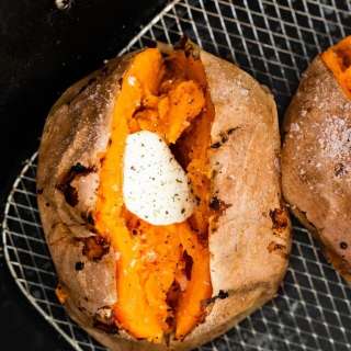 Air Fryer Baked Sweet Potato
