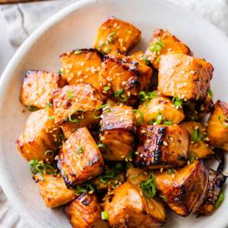 Air Fryer Salmon Bites