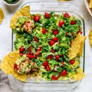 40 Healthy Game Day Recipes (7 Layer Dip)