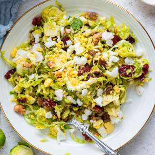 Shaved Brussels Sprout Salad