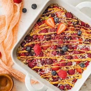 One Pan Baked Oatmeal