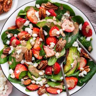 Strawberry Salad with Balsamic Vinaigrette