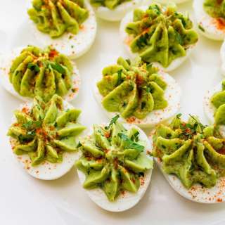 Avocado Deviled Eggs