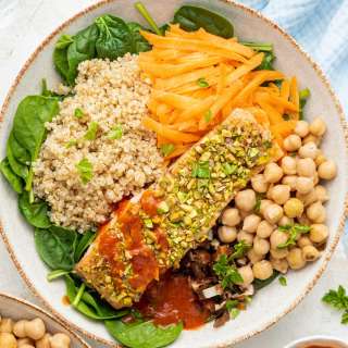 Pistachio Salmon Salad