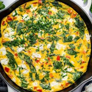 Caramelized Onion & Goat Cheese Frittata
