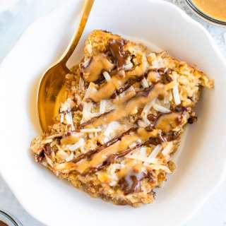 Samoas Baked Oatmeal