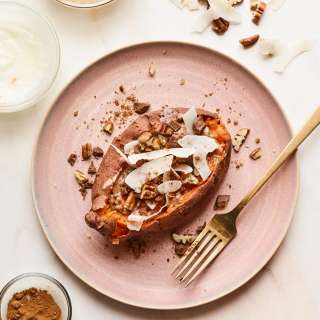 Dessert Baked Sweet Potato
