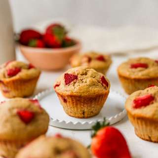Strawberry Yogurt Muffins