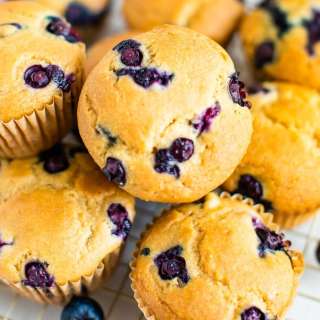 Vegan Blueberry Muffins