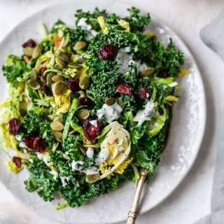 Sweet Kale Salad with Poppyseed Dressing