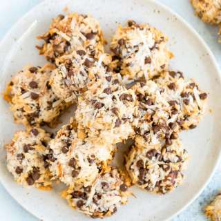 4 Ingredient Coconut Almond Cookies