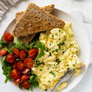 Cottage Cheese Scrambled Eggs