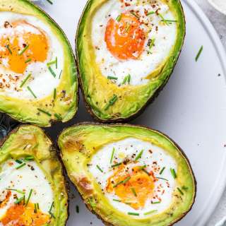 Baked Avocado Eggs