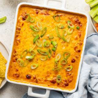 Healthy Buffalo Chicken Dip