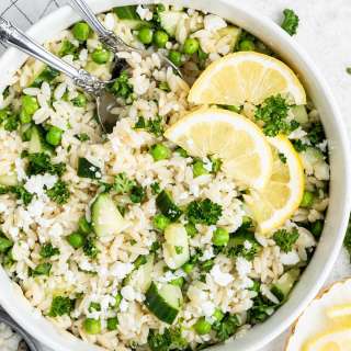 Lemon Orzo Salad
