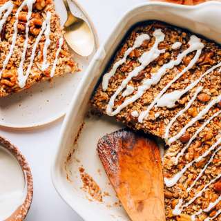 Carrot Cake Baked Oatmeal