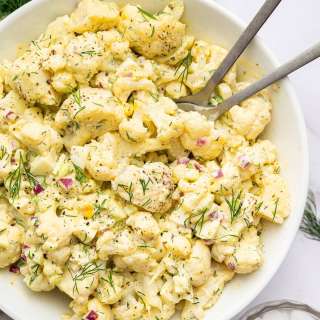 Low Carb Cauliflower Potato Salad