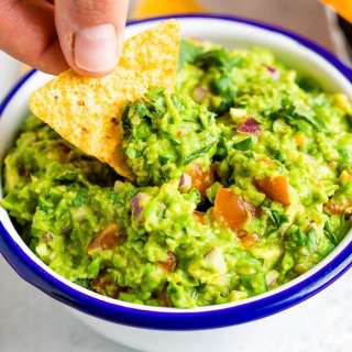 Healthy Guacamole (with Frozen Peas)