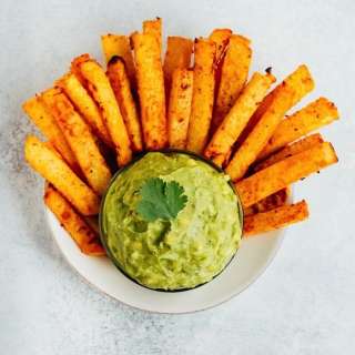 Baked Jicama Fries