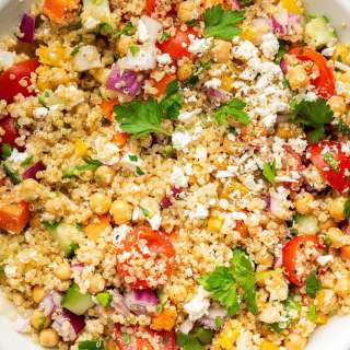 Quinoa Chickpea Salad