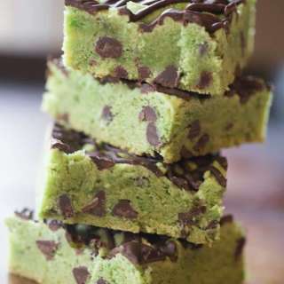Mint Chocolate Chip Blondies