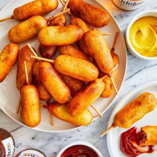 Easy Homemade Mini Corn Dogs