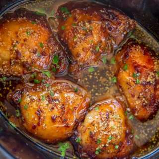 Slow Cooker Brown Sugar Garlic Chicken