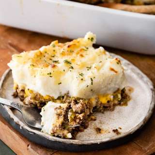 Philly Cheesesteak Shepherd's Pie