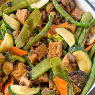 Tofu Garlic Stir-Fry