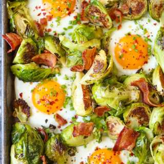Brussels Sprouts, Eggs and Bacon