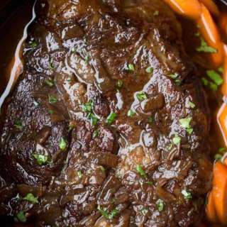 Slow Cooker Balsamic Pot Roast