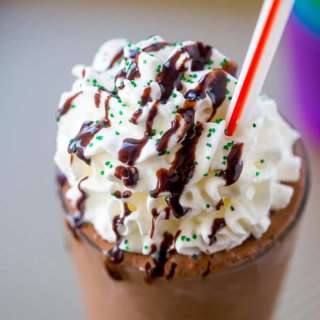 McDonald's Shamrock Chocolate Chip Frappe