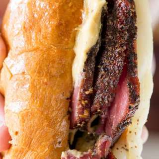 Slow Cooker Pastrami Sandwiches