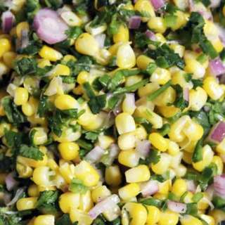 Chipotle Inspired Jalapeno Lime Corn Salad