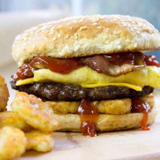 Carl's Jr. Breakfast Burger (Copycat)