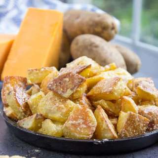 Cheddar and Sour Cream Roasted Potatoes