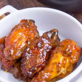 Honey Mustard BBQ Chicken Wings
