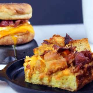 Egg & Bacon McMuffin Casserole Egg Bake