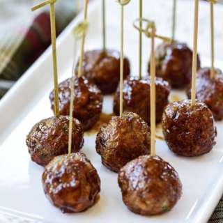 Glazed Korean Meatballs