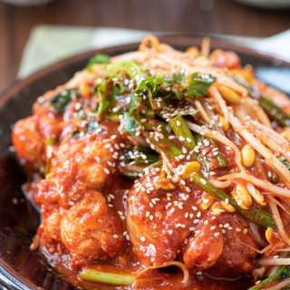 Aguijjim (Spicy Braised Monkfish)