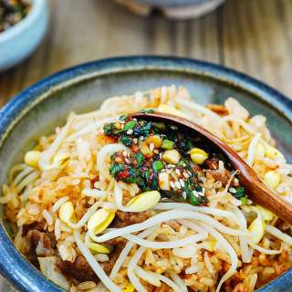 Kongnamul Bap (Soybean Rice Bowl)