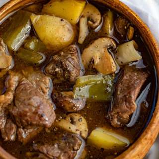 Philly Cheesesteak Beef Stew